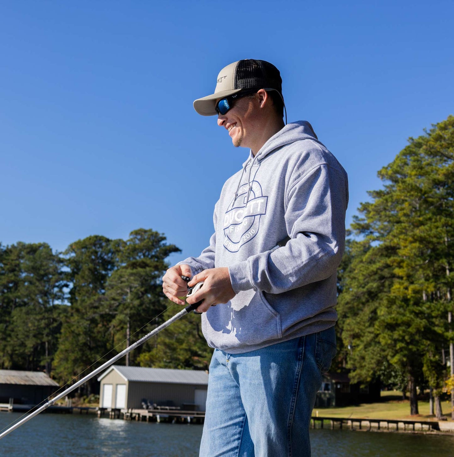 Duckett Cotton Decal Hoodie