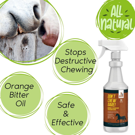 Zone Protects Don't Chew Dare! Horse Chewing Prevention