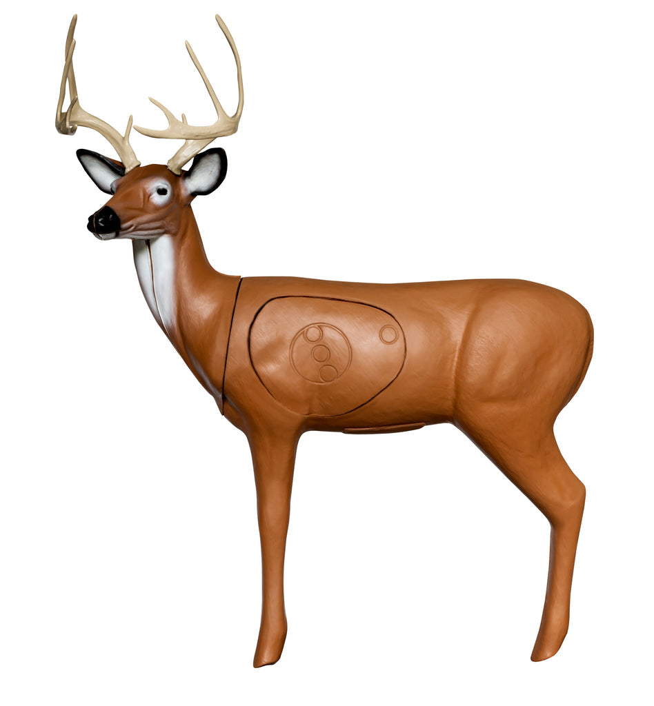 BIGshot Archery Real Wild 3D Alert Replaceable Vital Deer Buck Archery Target with EZ Pull Foam