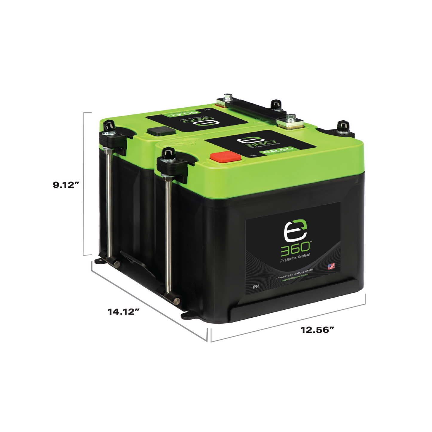 Expion360 Dual Mounting Kit for Group 24 Batteries