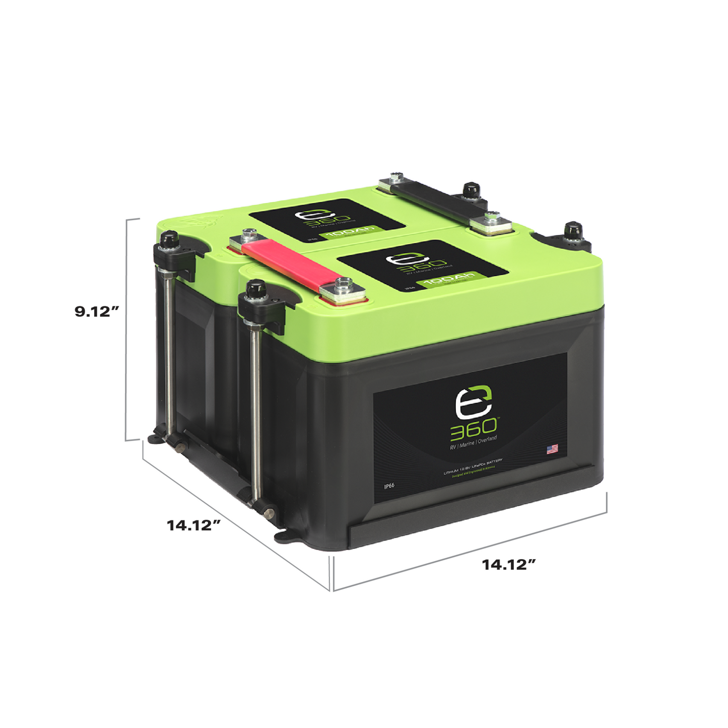 Expion360 Dual Mounting Kit for Group 27 Batteries