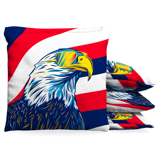 Baggo Eagle and Shades Baggo Cornhole Bean Bag Toss Bags (set of 8)