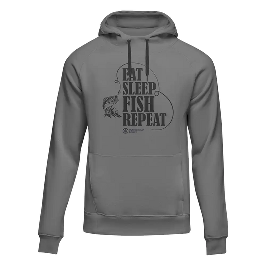 Outdoorzees Eat Sleep Fish Repeat Unisex Hoodie