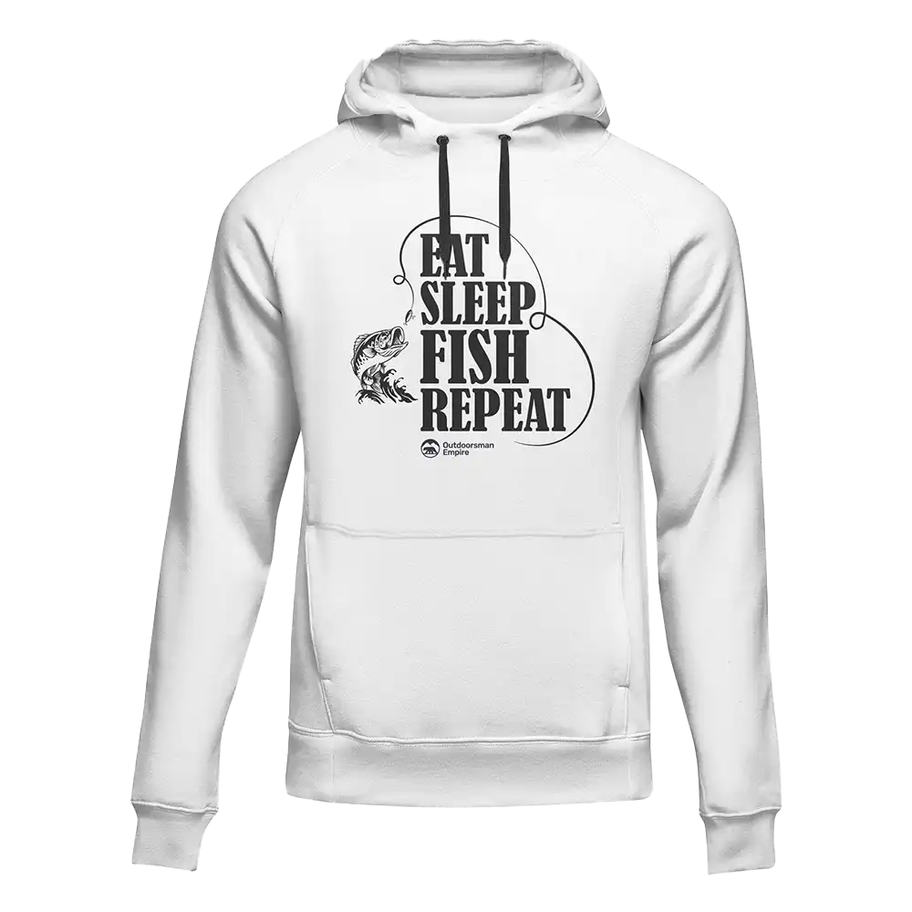 Outdoorzees Eat Sleep Fish Repeat Unisex Hoodie