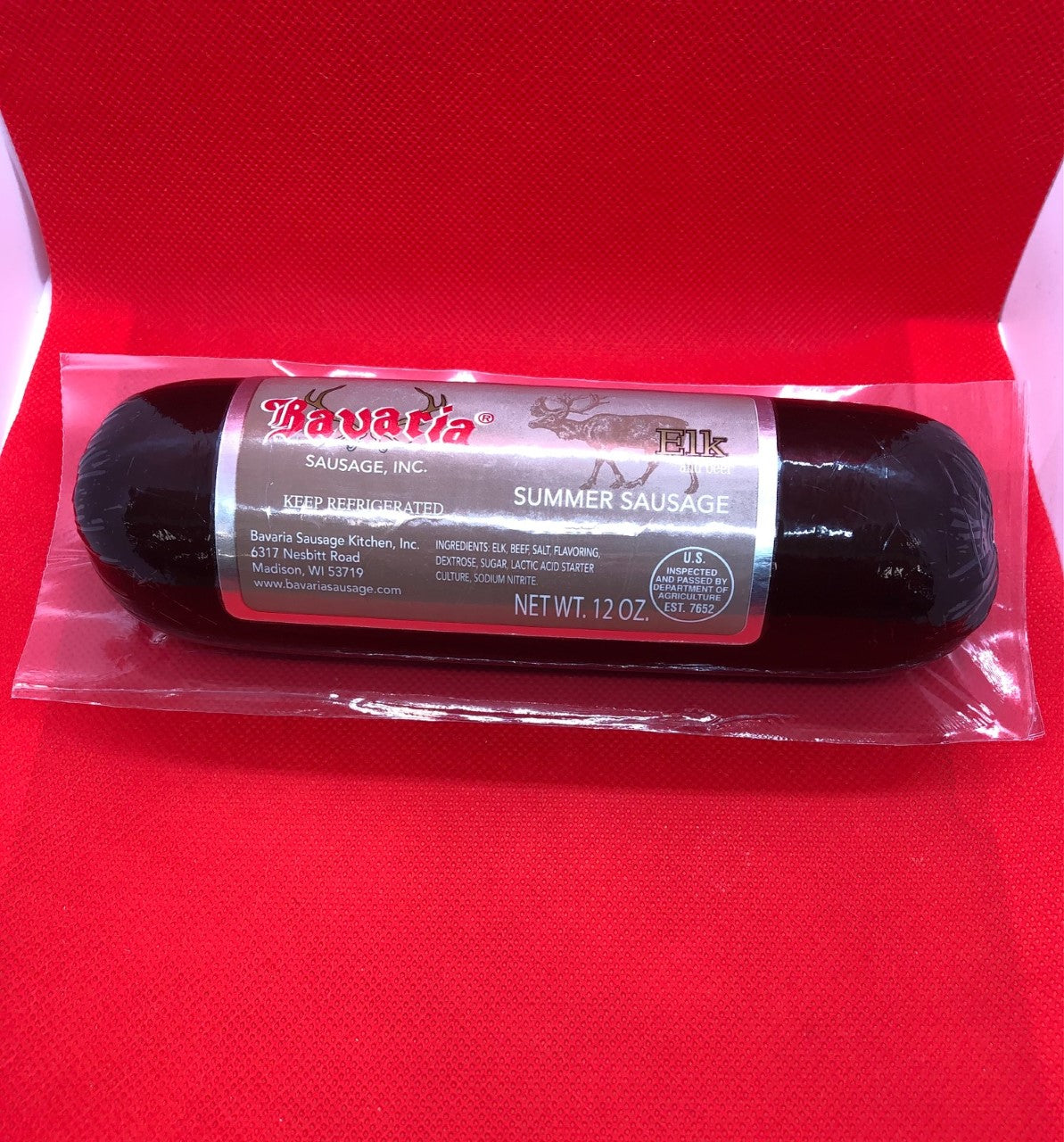 Mousehouse Cheesehaus Bavaria Elk Summer Sausage