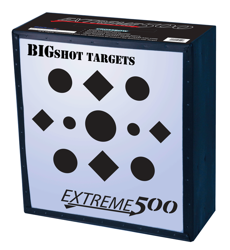 BIGshot Archery Iron Man 24" Xtreme 500 High Kinetic Energy Crossbow Target w/ Weather Cover