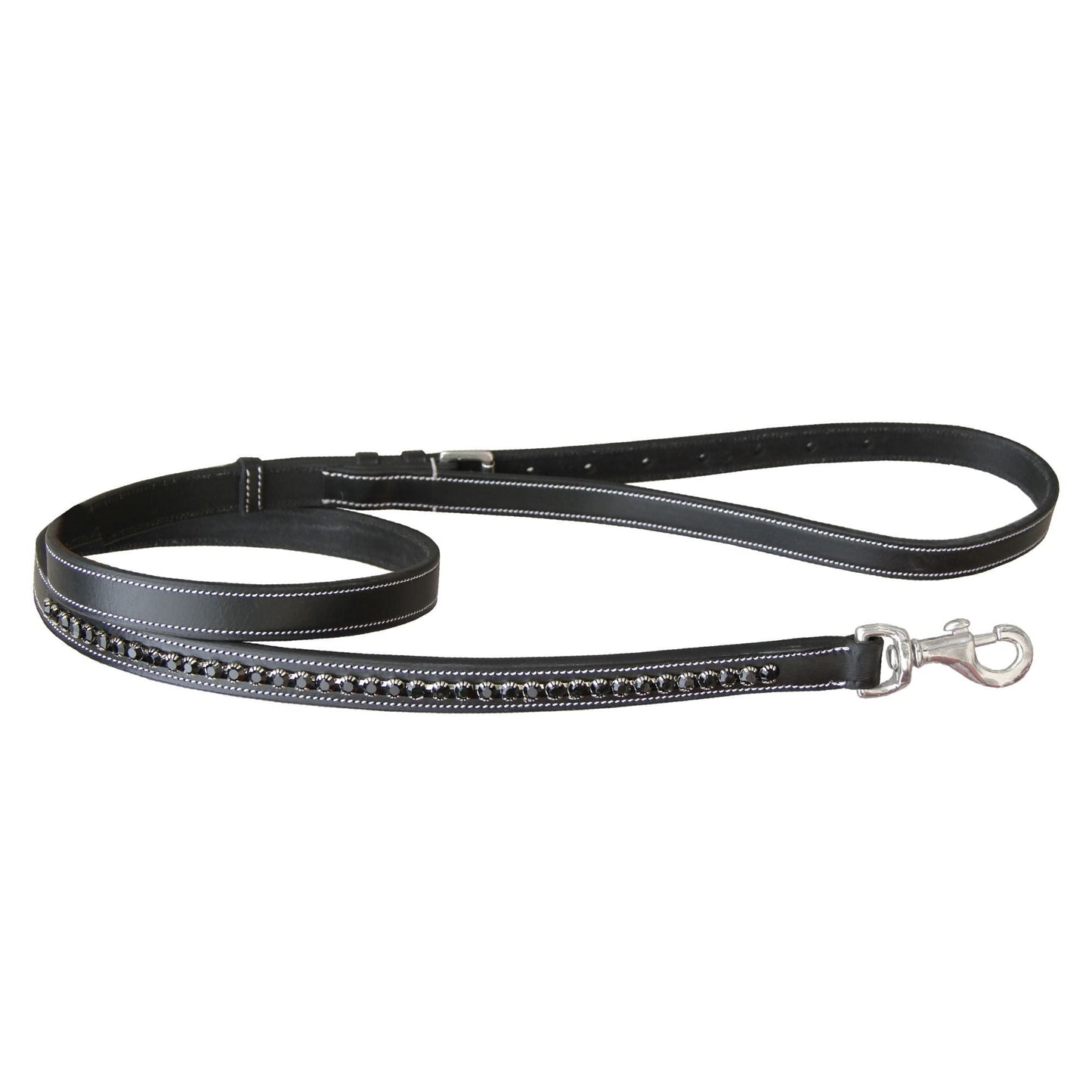 Bridles & Reins ExionPro Black Bling Dog Leash