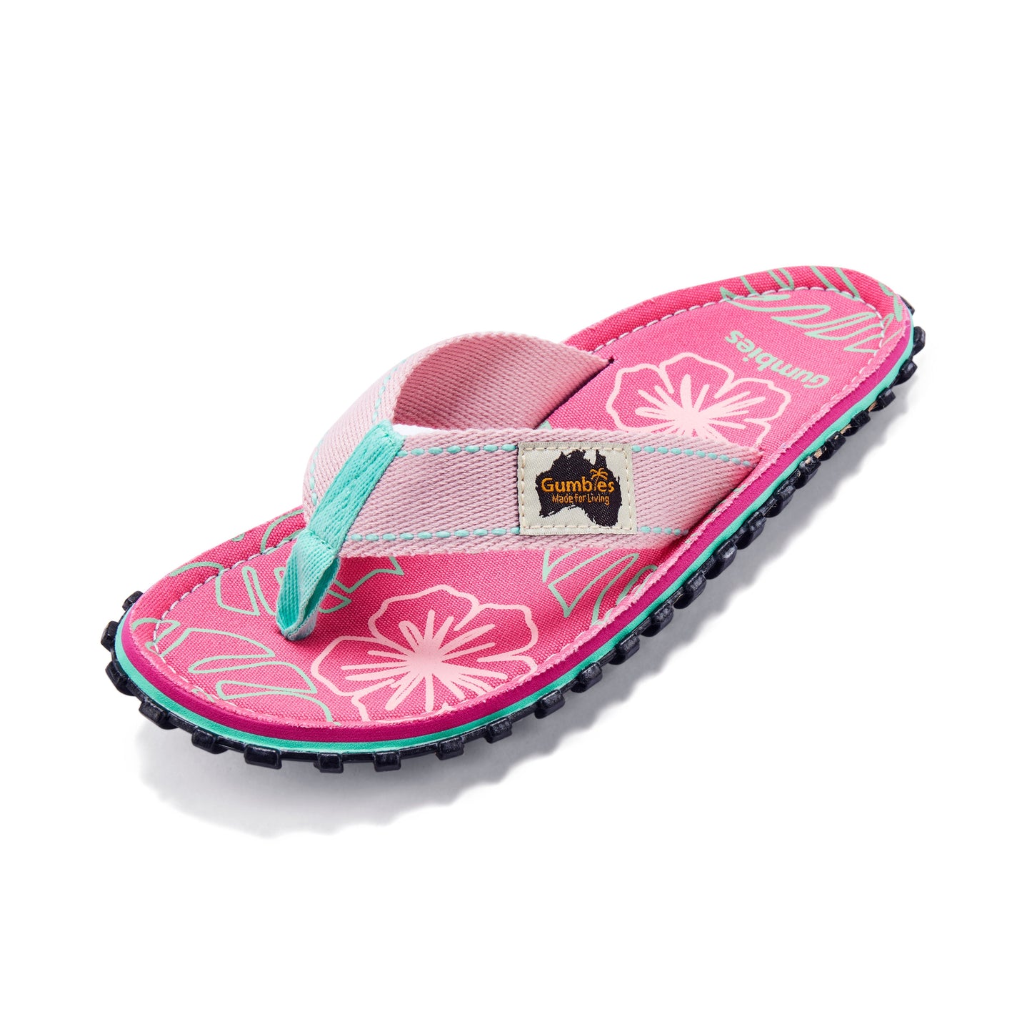 Islander Flip-Flops - Women's - Blush Hibiscus