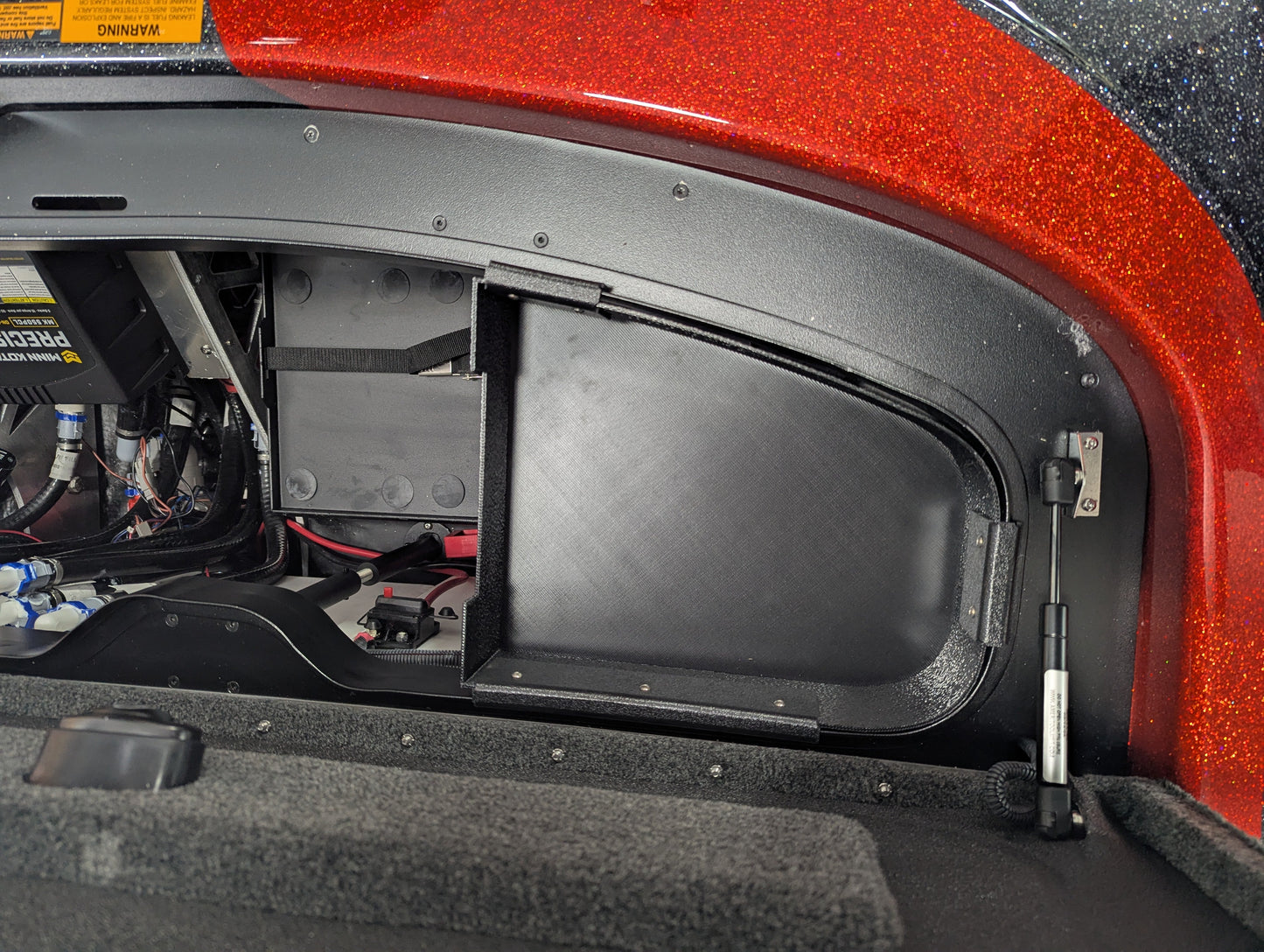 AMPD Marine NPDSK0086 Skeeter® 2020-CURRENT FXR 20/21 & 2021-CURRENT ZXR 20/21 BATTERY COMPARTMENT CORNER TRAY