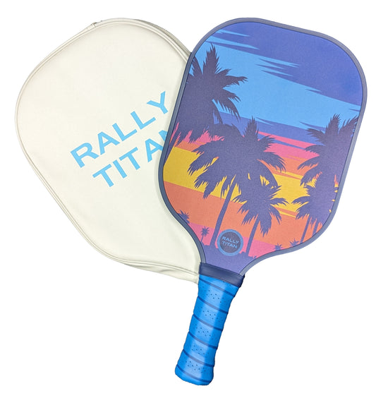 Rally Titan Pickleball Palm Beach | 10MM | T300 Textured Carbon Fiber Surface