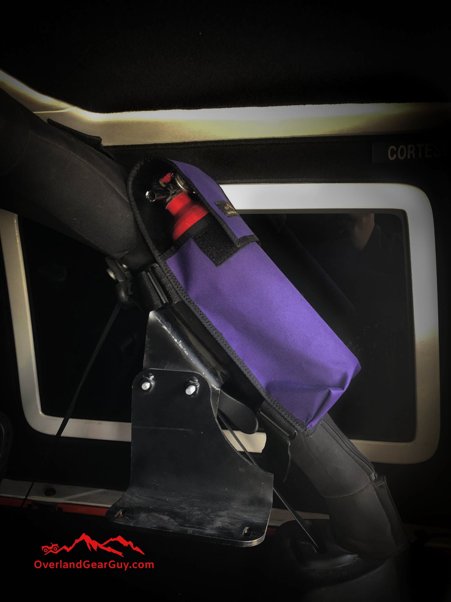 Overland Gear Guy Jeep Fire Extinguisher Pouch Roll Bar