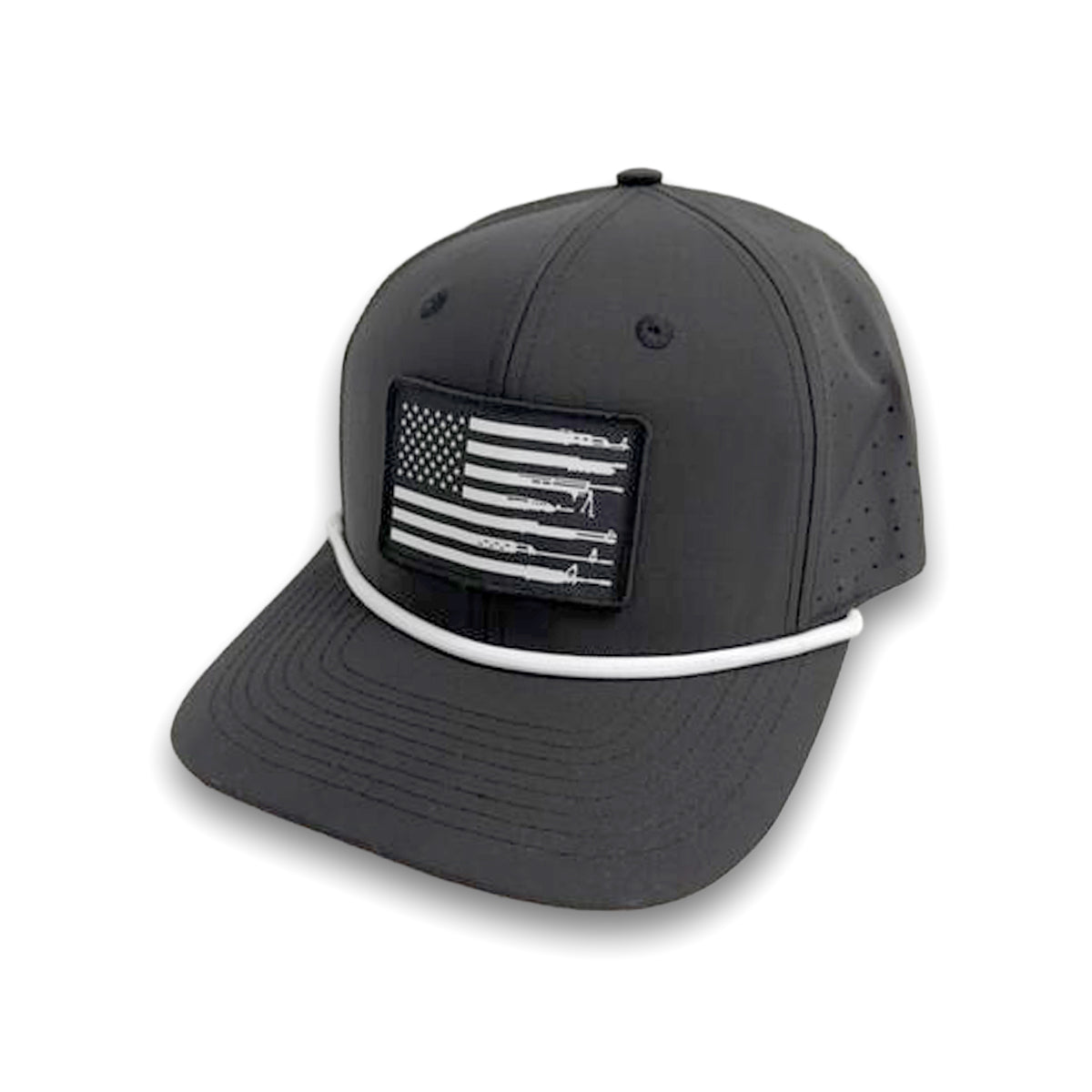 Shield Republic Firearm Flag Woven Patch Hat