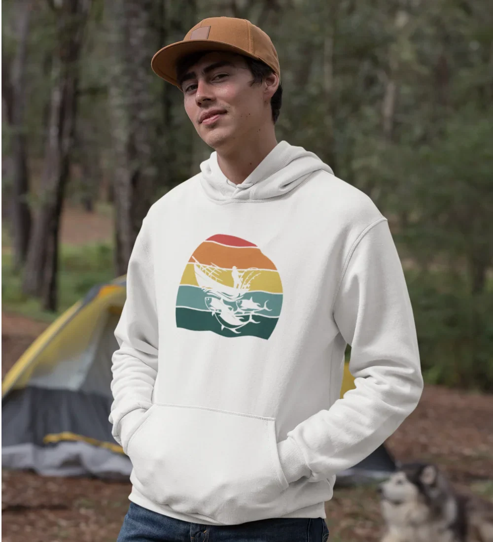 Outdoorzees Fishing Boat Unisex Hoodie