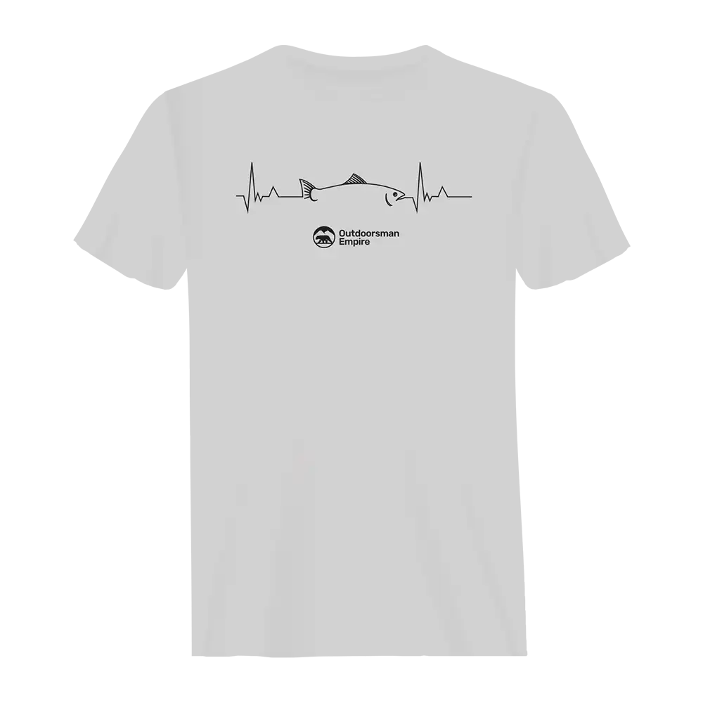 Outdoorzees Fishing Cardiogram Man T-Shirt