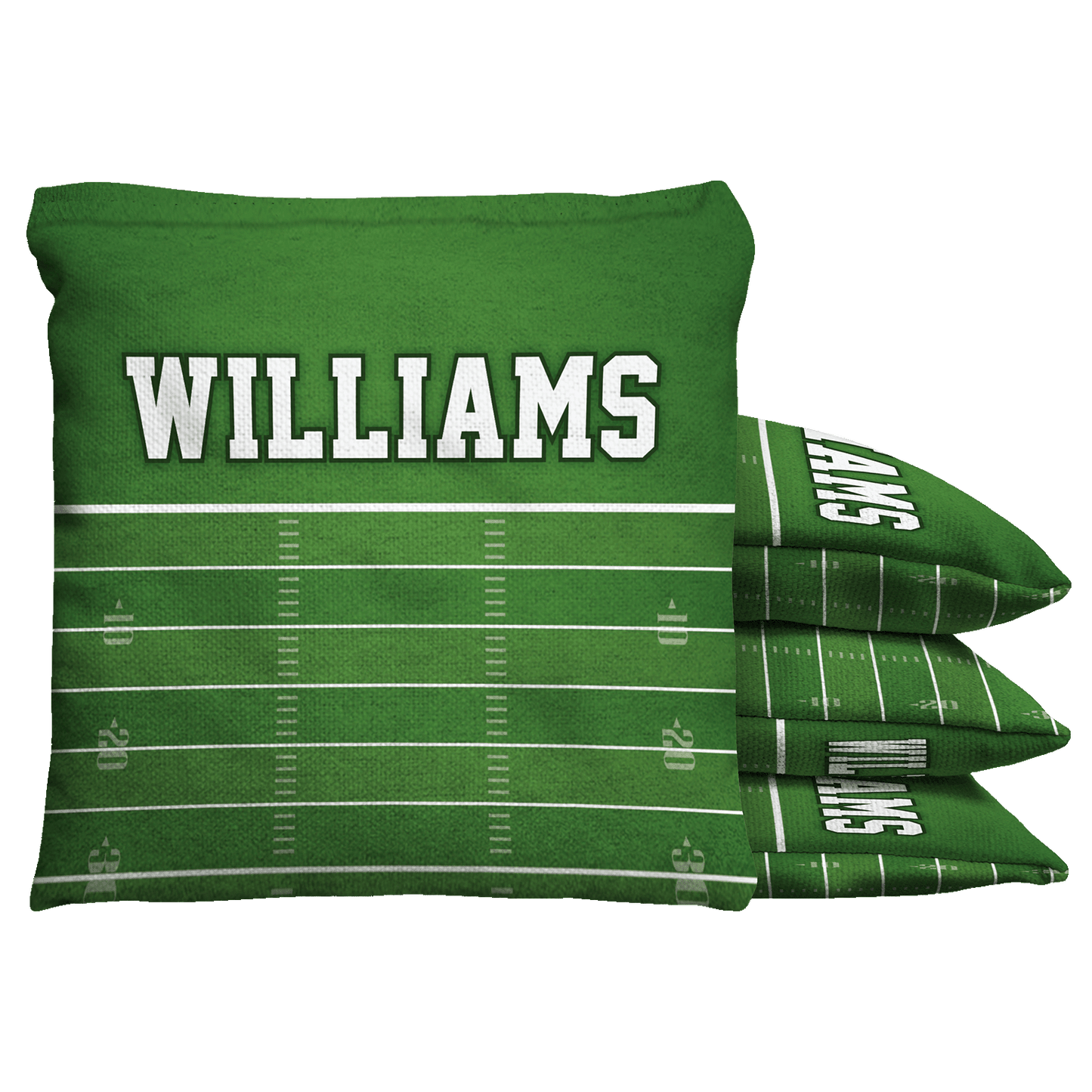 Baggo Football Pigskin End Zone Baggo Cornhole Bean Bag Toss Bags (set of 8)