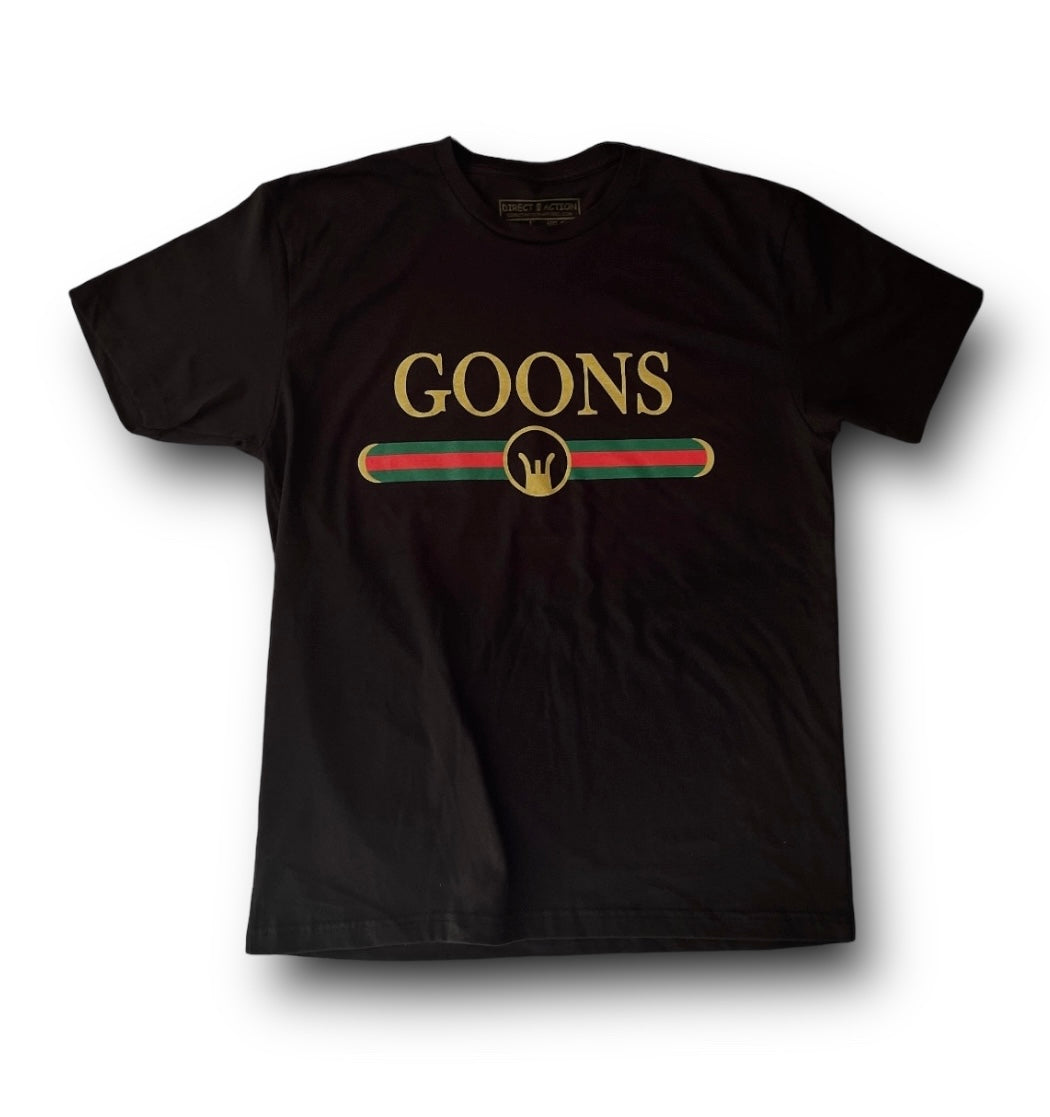 Direct Action Apparel "GUCCI GOONS" TEE (BLACK)
