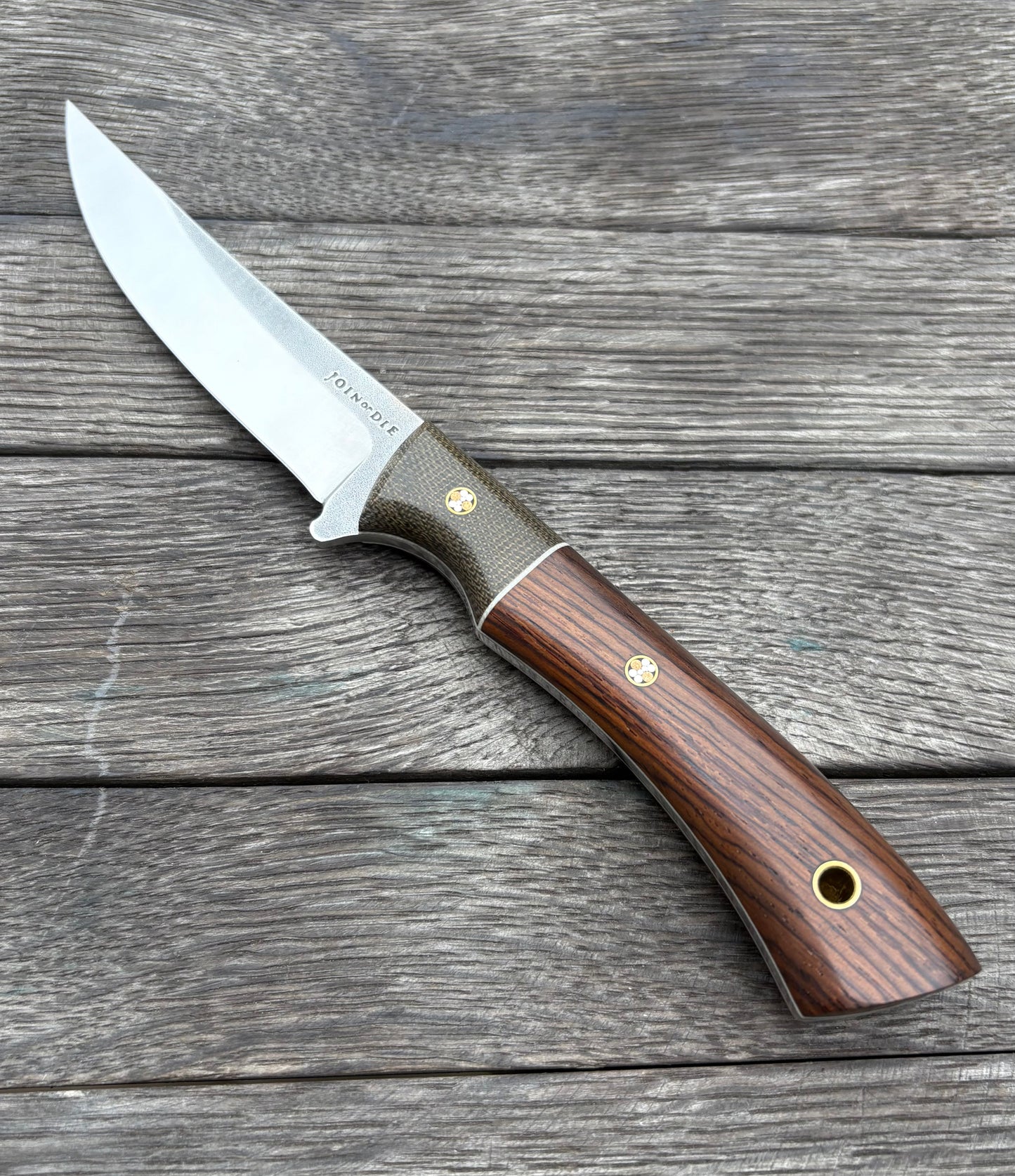 Join or Die Knives Blueridge Bird and Trout