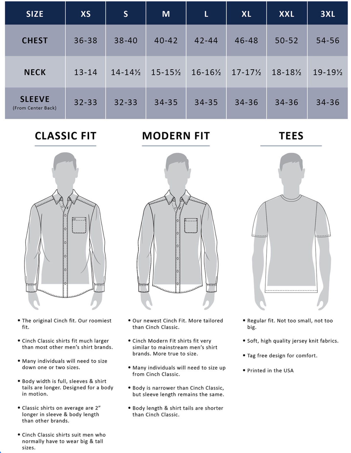White Solid | Cinch Mens