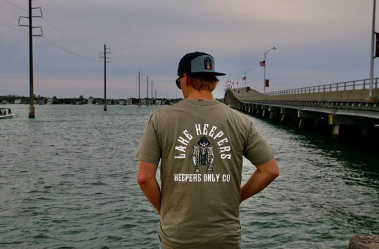 Keepers Only Co. Lake Keepers Olive T-Shirt