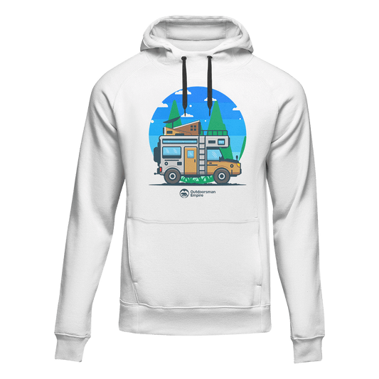 Outdoorzees Funny Camping Adult Fleece Hoodie