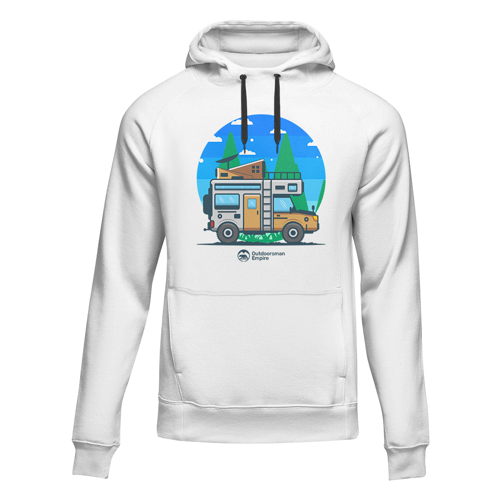 Outdoorzees Funny Camping Adult Fleece Hoodie