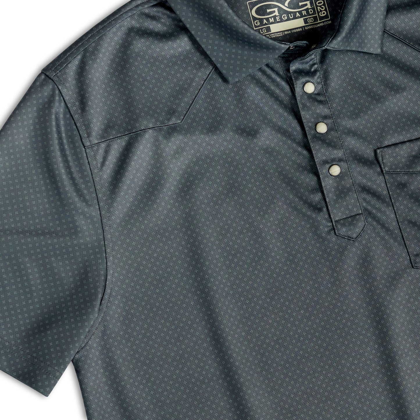 GameGuard GunMetal Palo Duro Polo