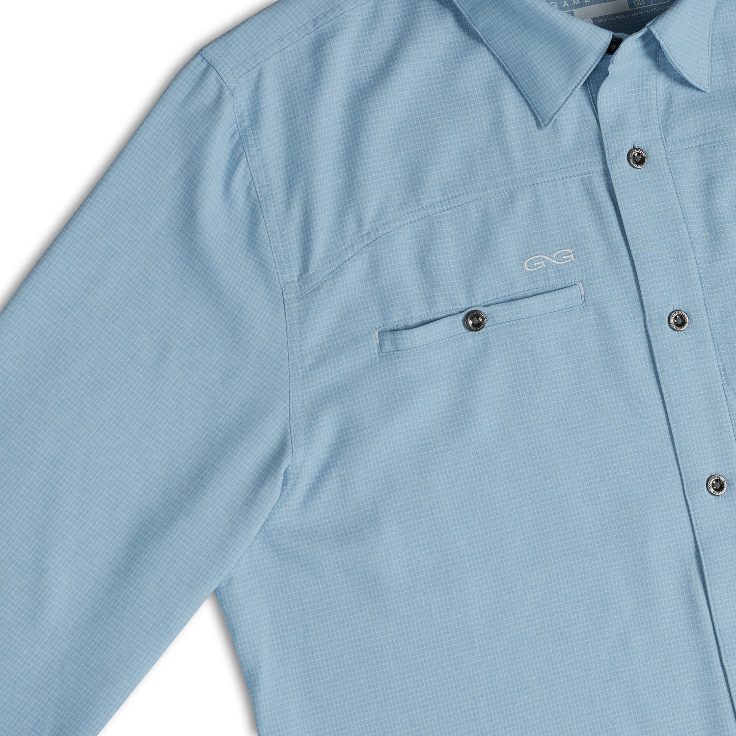 GameGuard Coastal Blue Maverick Shirt | Long Sleeve
