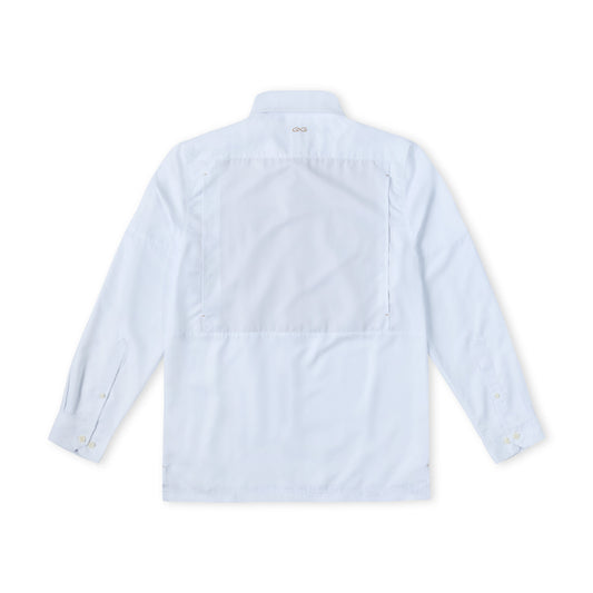 GameGuard White Explorer Shirt | Long Sleeve