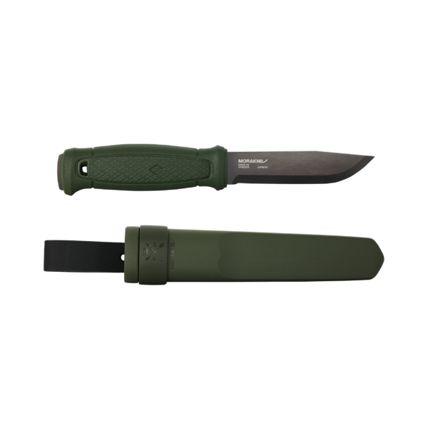Ragweed Forge Mora Garberg Blackblade Military Green Carbon with Simple Poly Sheath #14528