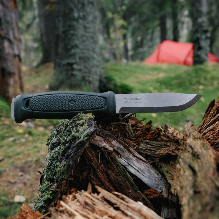 Ragweed Forge Mora Garberg Stainless Military Green with Simple Poly Sheath #14472