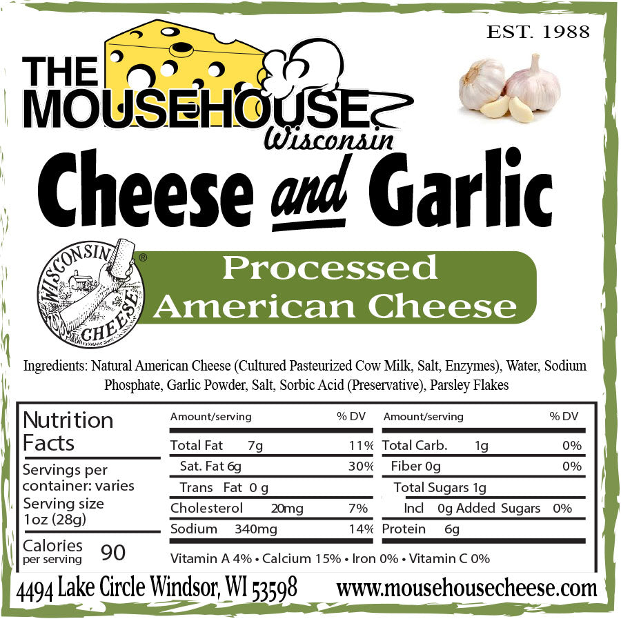 Mousehouse Cheesehaus Cheese and Garlic