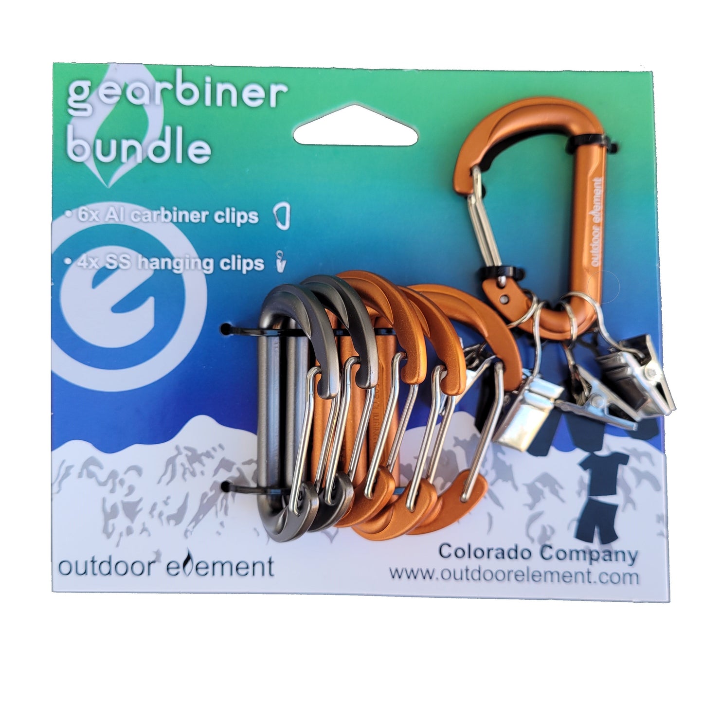 Outdoor Element Gearbiner Clip Set