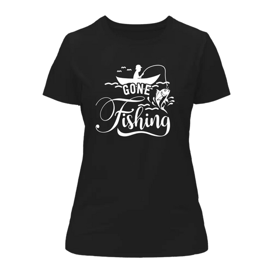 Outdoorzees Gone Fishing T-Shirt for Women