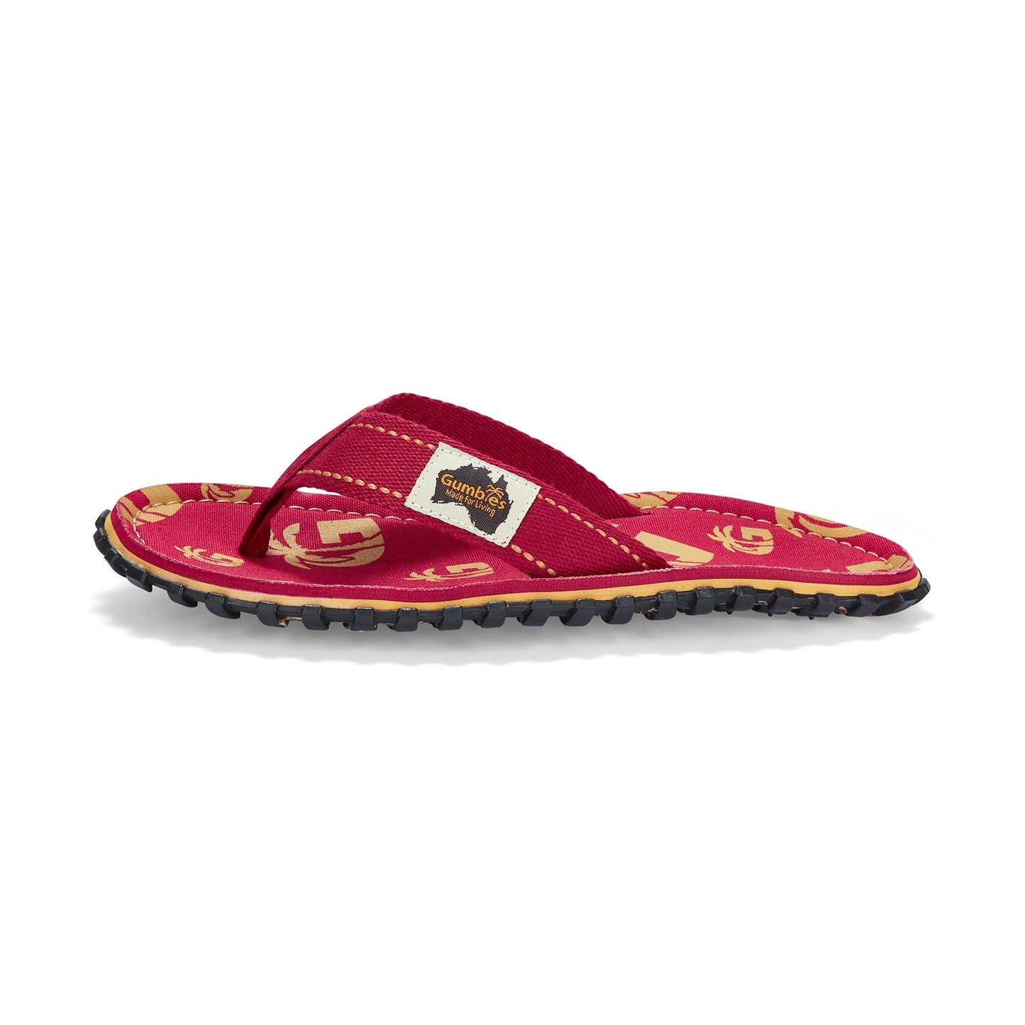 Gumbies Islander Flip-Flops - Women's - Red Muti G