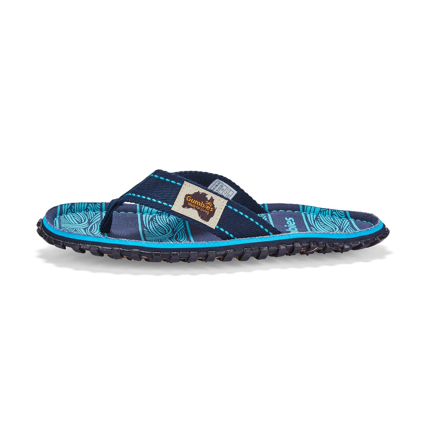 Gumbies Islander Flip-Flops - Women's - Navy Waves