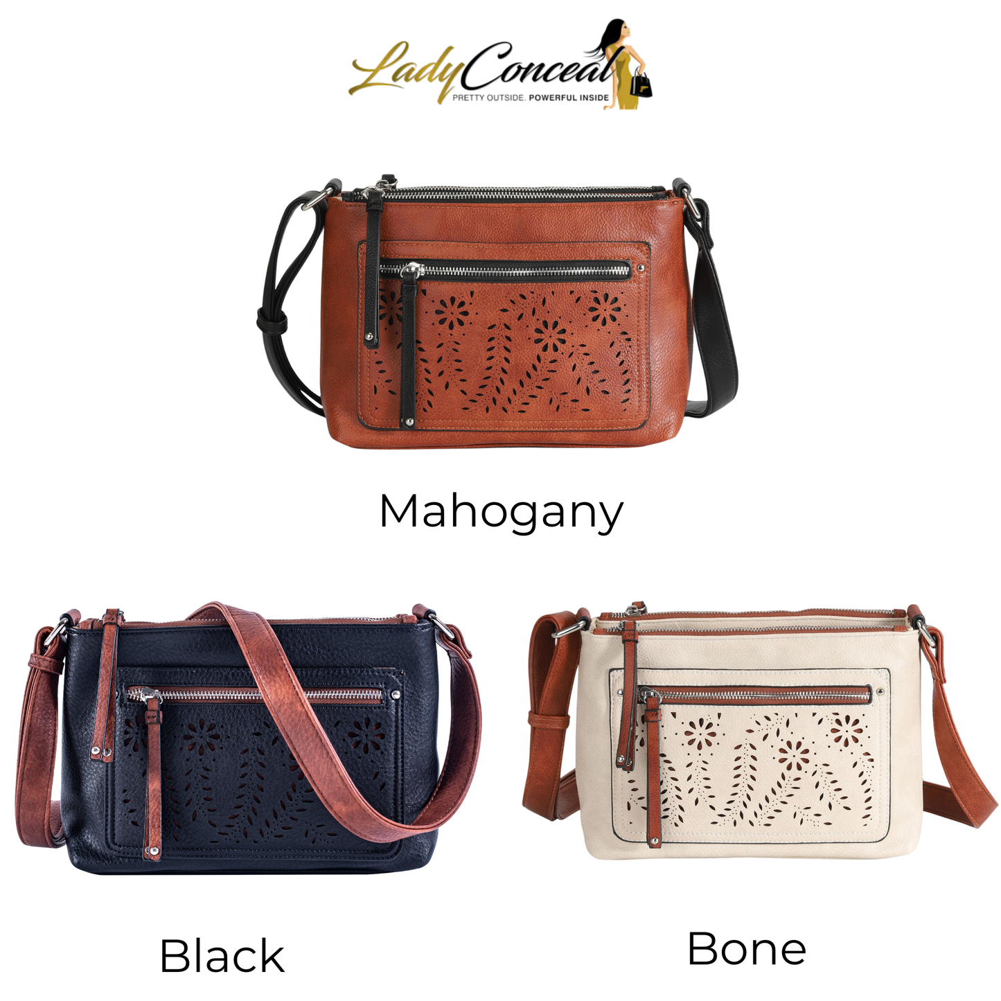 Concealed Carry Hailey Crossbody by Lady Conceal