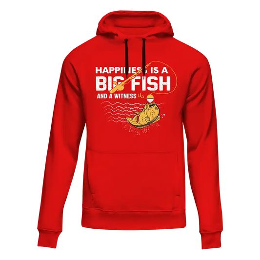 Outdoorzees Happiness Is A Big Fish Unisex Hoodie