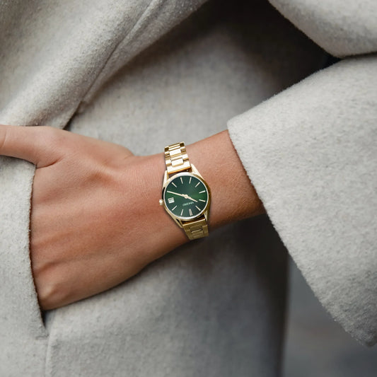 Vincero The Harper - Gold + Green