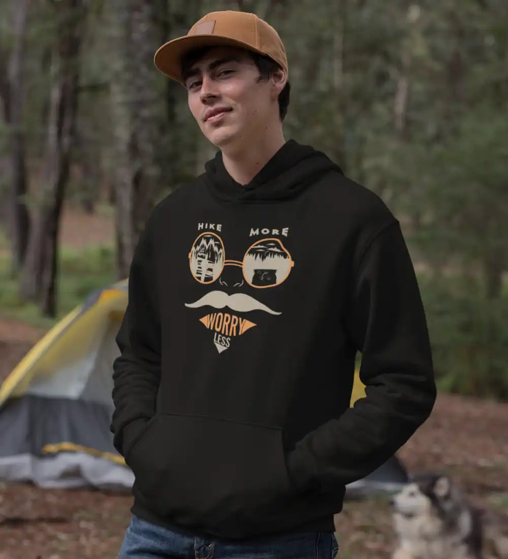 Outdoorzees Hike More Worry Less Unisex Hoodie