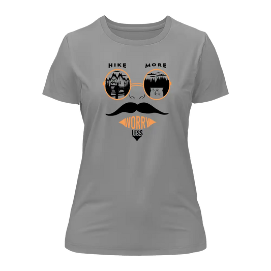 Outdoorzees Hike More Worry Less T-Shirt for Women