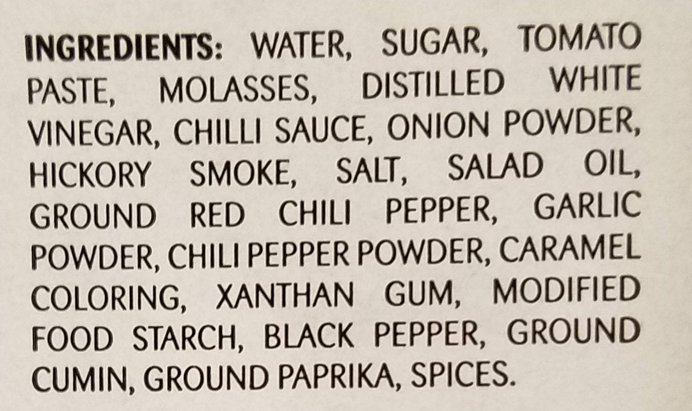 JR's BBQ Hot Bar-B-Q Sauce