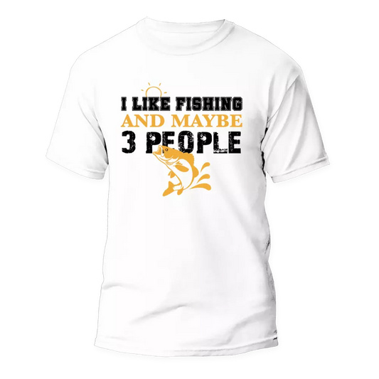 Outdoorzees I Like Fishing And Maybe Like 3 People Man T-Shirt