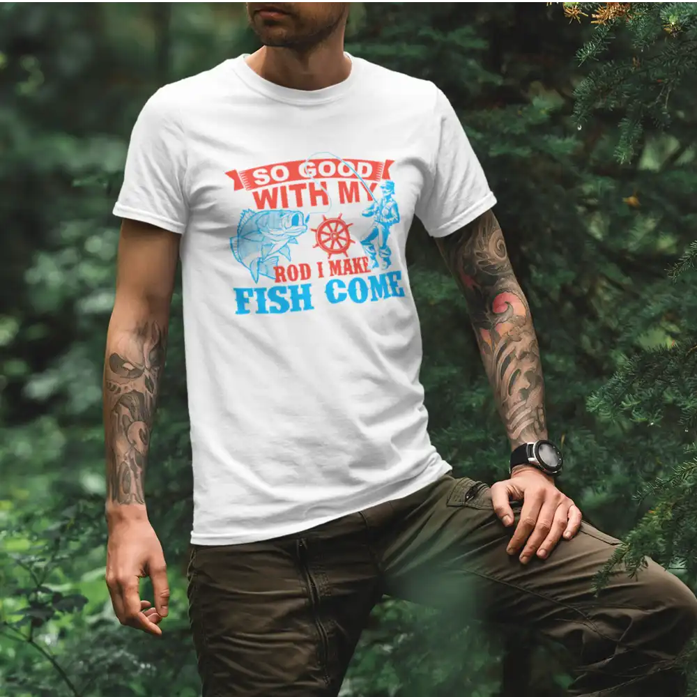 Outdoorzees I Make Fish Come Man T-Shirt