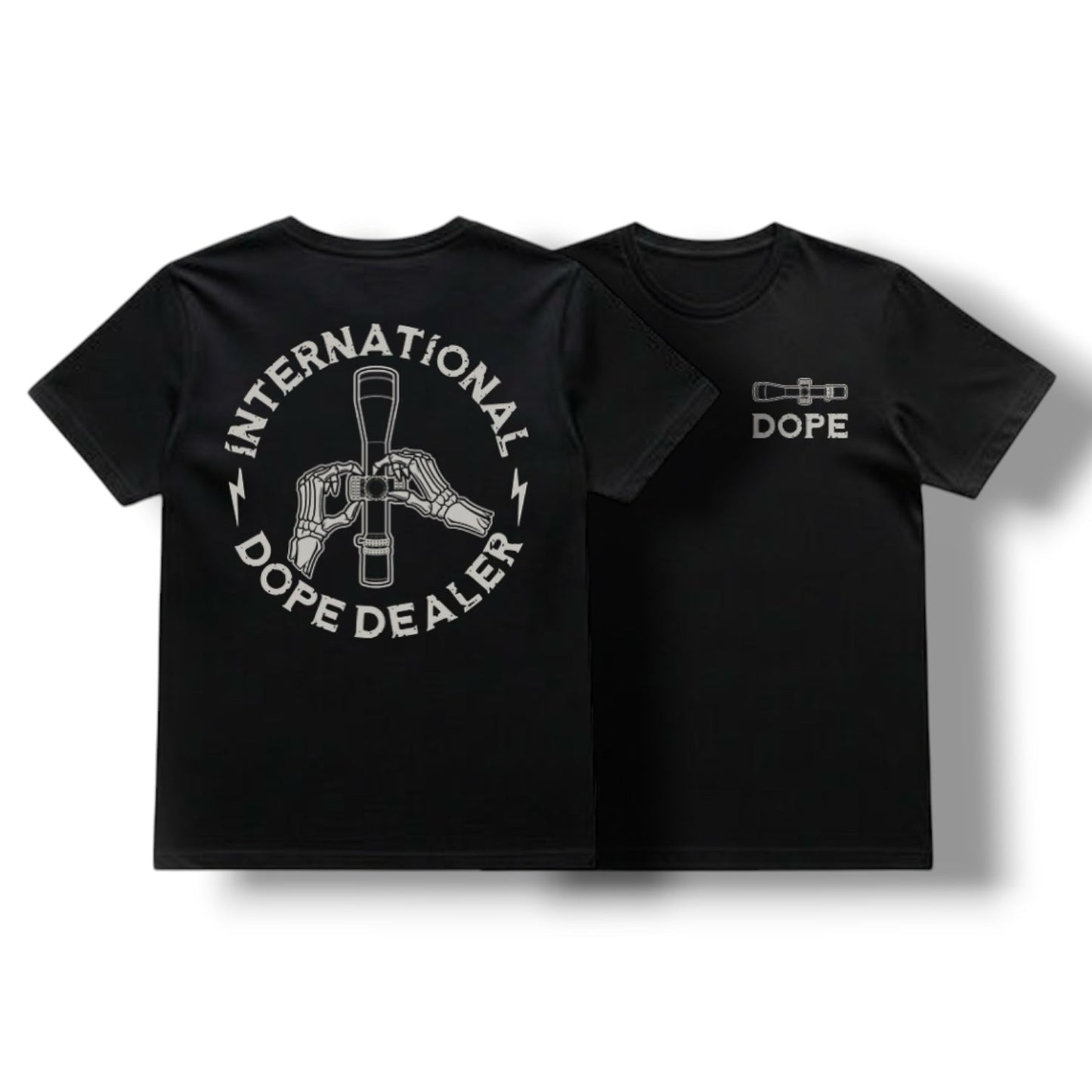 Direct Action Apparel "DOPE DEALER" TEE (BLACK / MIL GREEN)