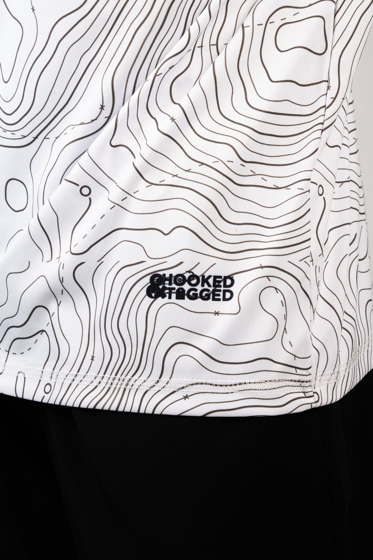 Hooked & Tagged - Men's Topographical Performance Hoodie