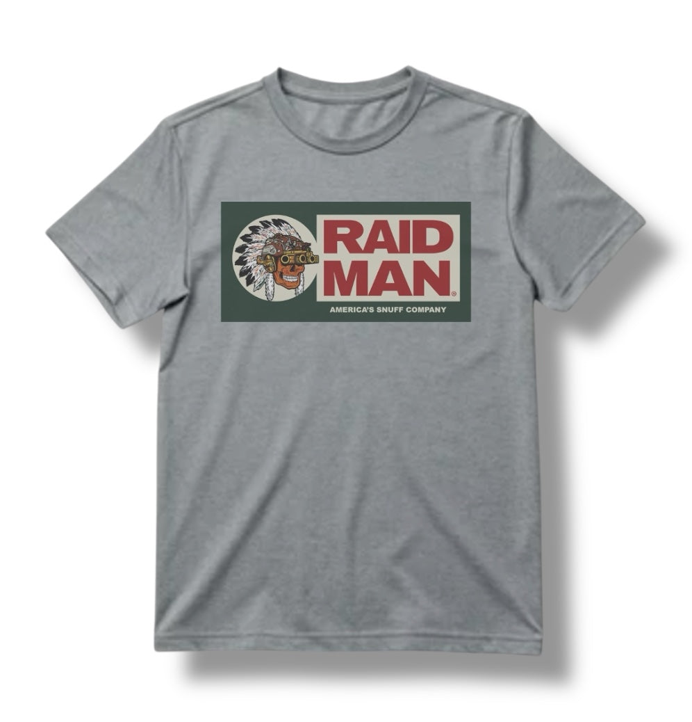 Direct Action Apparel "RAID MAN" TEE (HEATHER GREY)