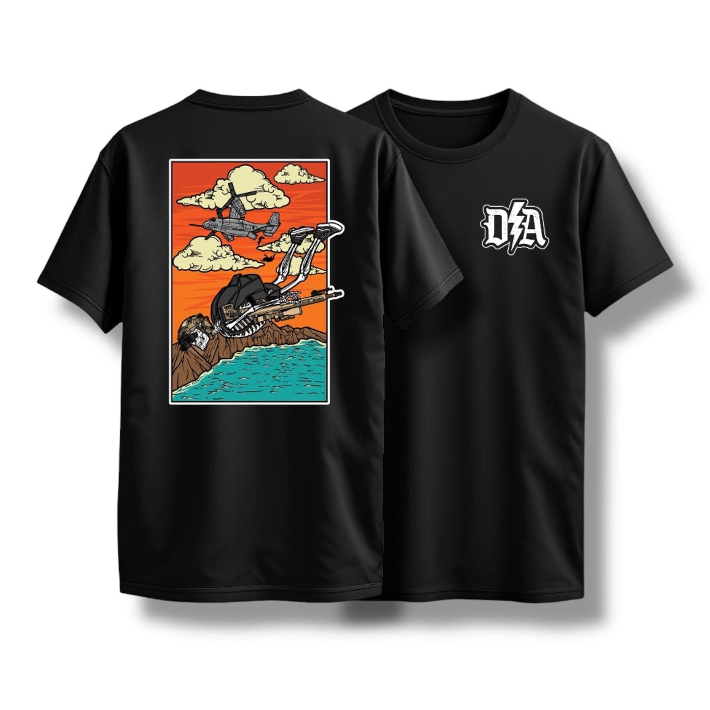 Direct Action Apparel "SLICKSTER" TEE (BLACK)