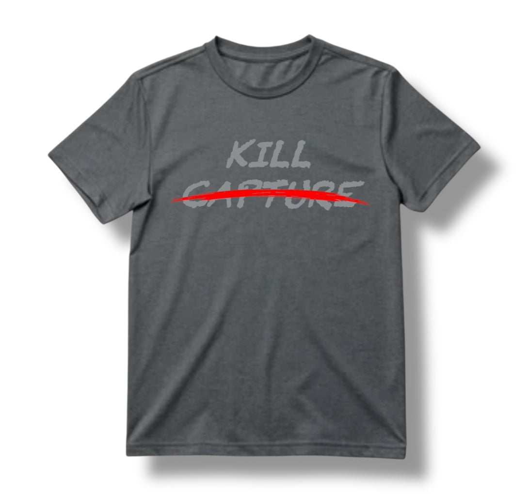 Direct Action Apparel "KILL CAPTURE" TEE (HEATHER METAL)