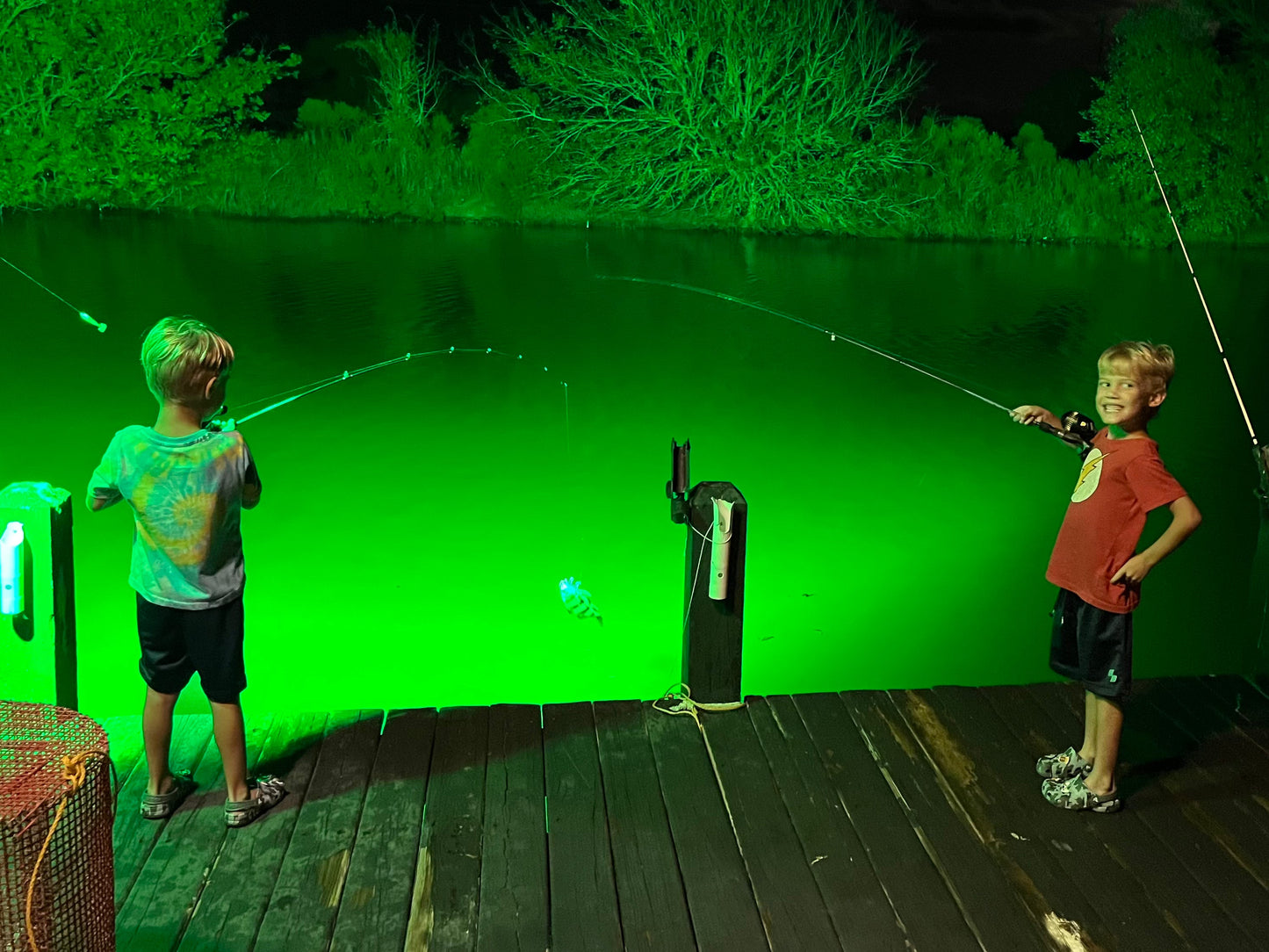 Under Water Green Fishing Lights Super Mega Brite Underwater Light System (400 Watts)