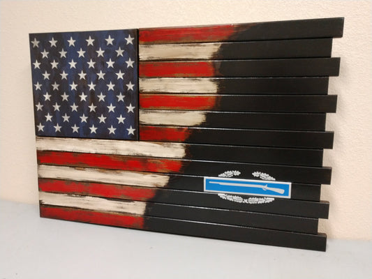 Liberty Home Concealment Small Hidden Gun Case with ½ USA Flag and ½ Graphic Design